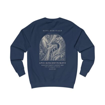 Koschevnikov's Honey Bee - Naturalist Crew Sweatshirt in Oxford Navy