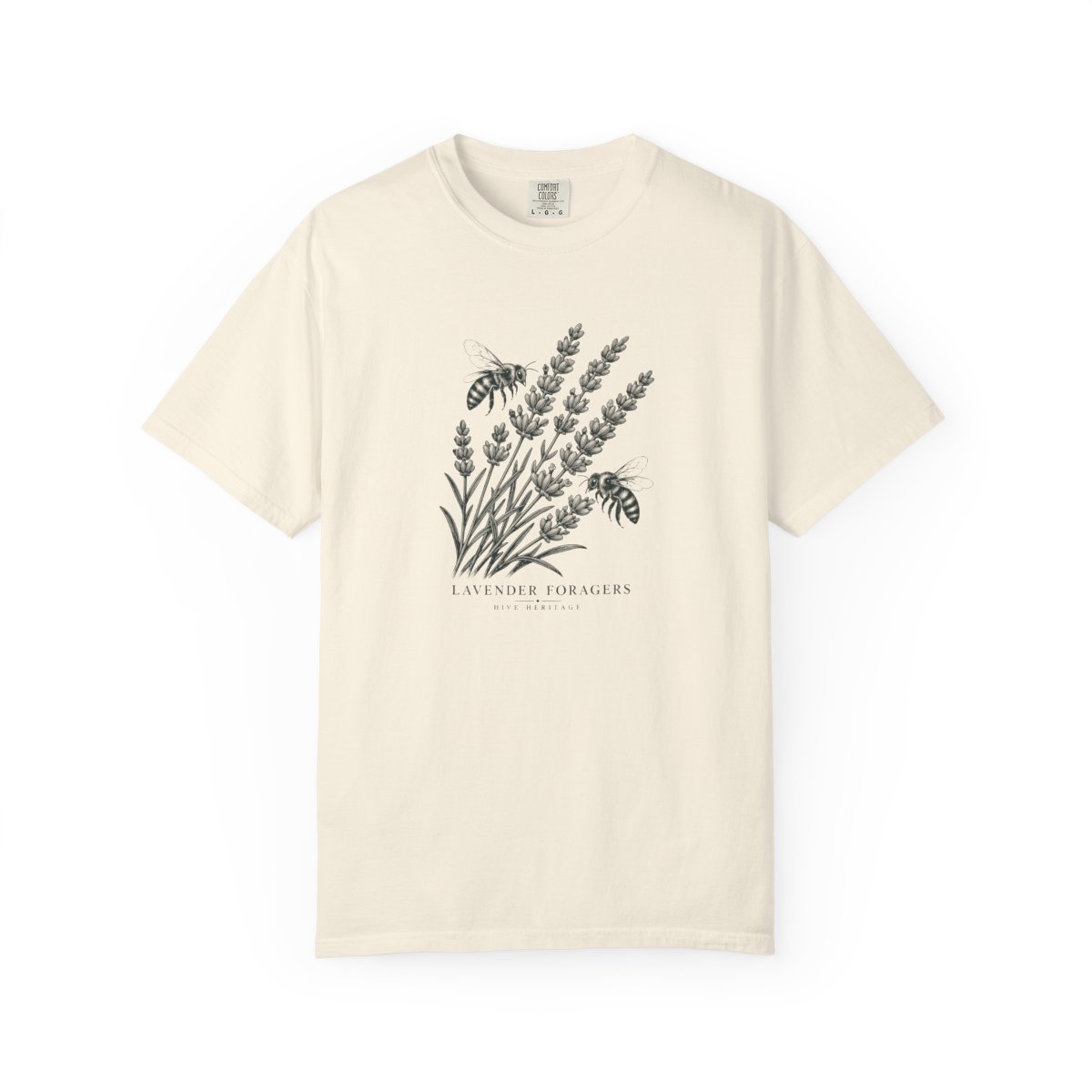 Lavender Foragers — Front Print Tee