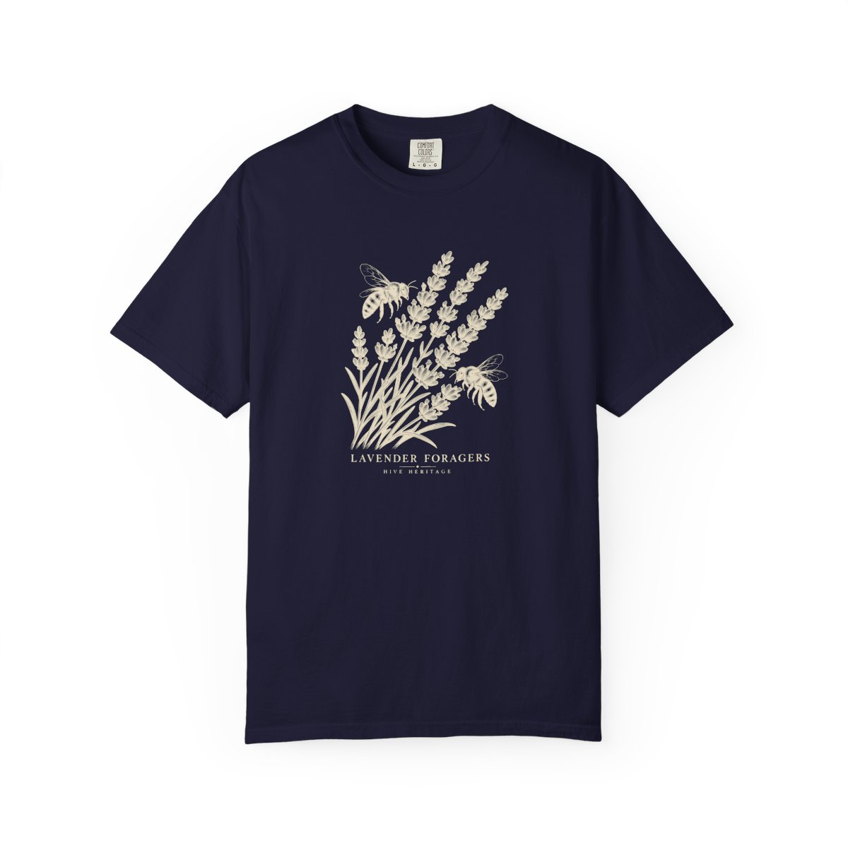 Lavender Foragers — Front Print Tee