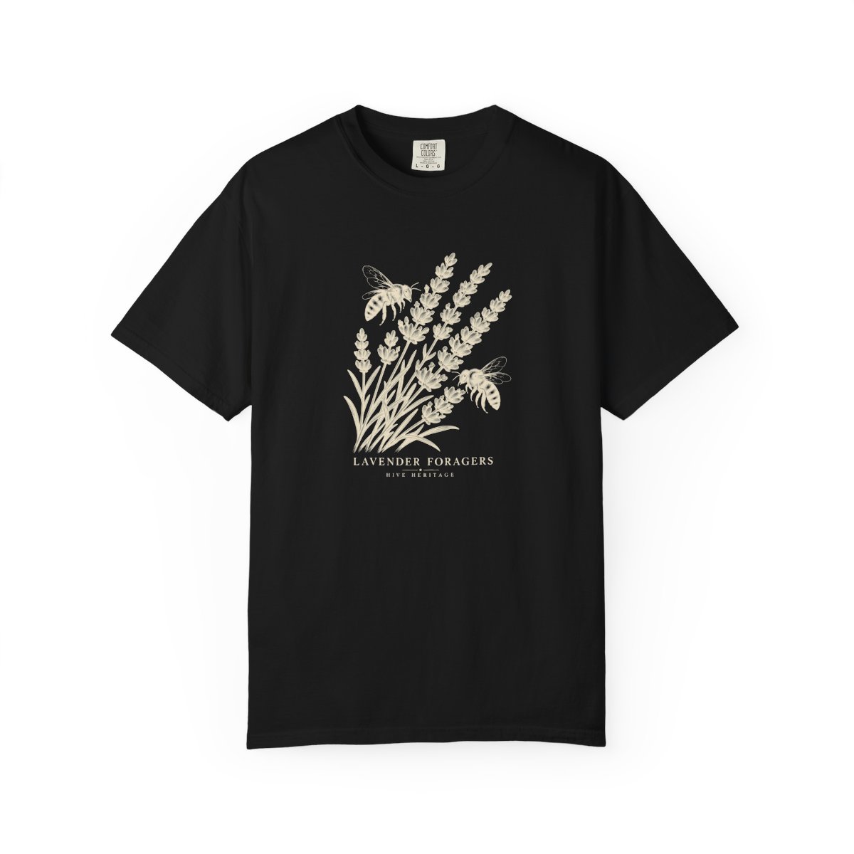 Lavender Foragers — Front Print Tee
