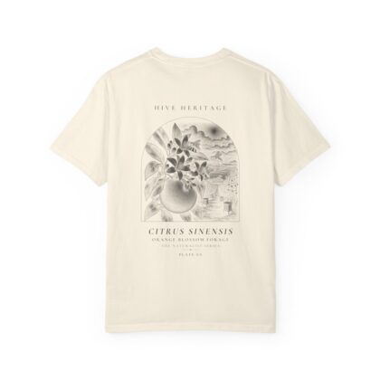 Orange Blossom Forage - Naturalist Heavyweight T-Shirt in Ivory