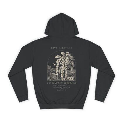 Sourwood Forage - Naturalist Heavyweight Hoodie in Jet Black