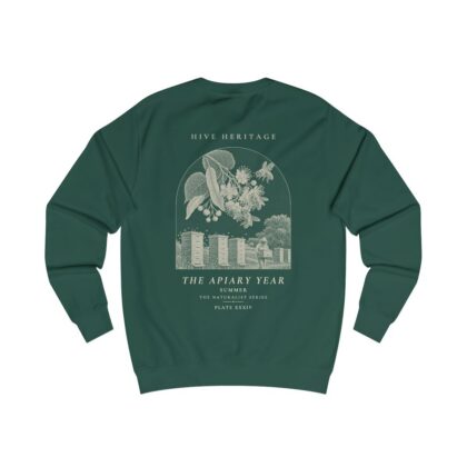 Summer - Naturalist Crew Sweatshirt in Bottle Green