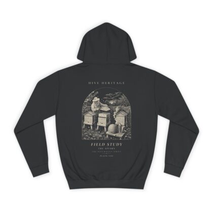 The Apiary - Naturalist Heavyweight Hoodie in Jet Black