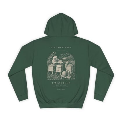 The Apiary - Naturalist Heavyweight Hoodie in Bottle Green
