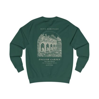 The Bee Boles - Naturalist Crew Sweatshirt in Bottle Green