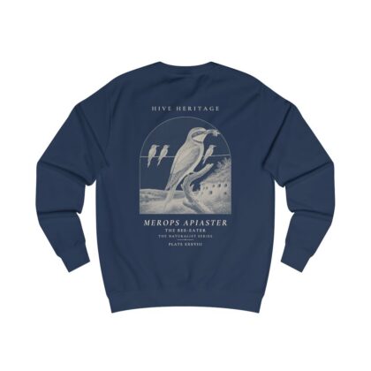 The Bee-Eater - Naturalist Crew Sweatshirt in Oxford Navy