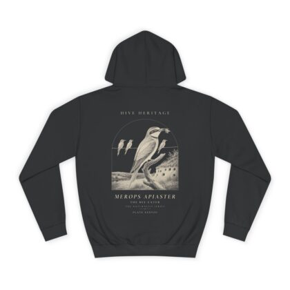 The Bee-Eater - Naturalist Heavyweight Hoodie in Jet Black