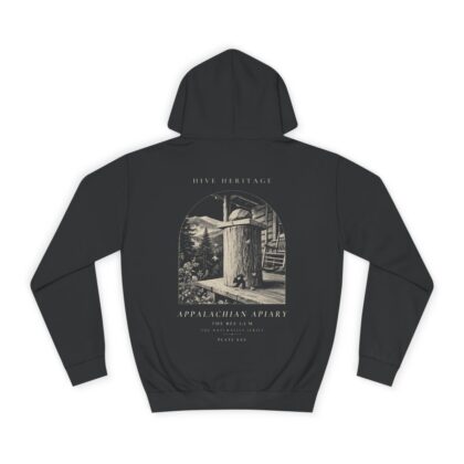 The Bee Gum - Naturalist Heavyweight Hoodie in Jet Black