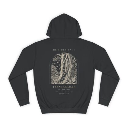 The Bee Tree - Naturalist Heavyweight Hoodie in Jet Black