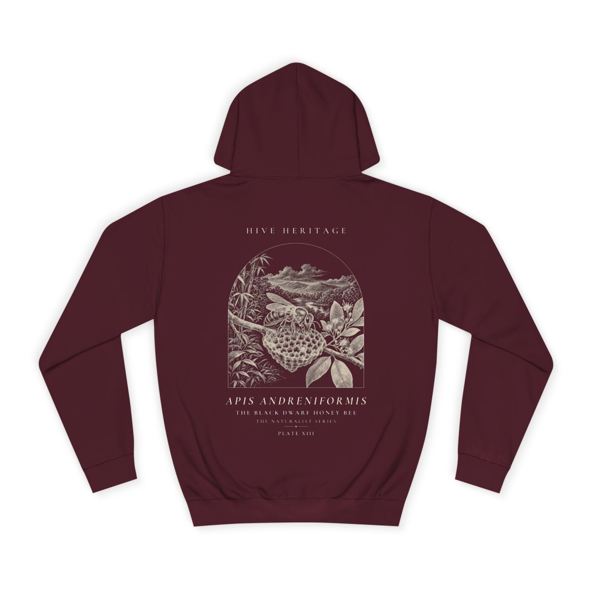 The Black Dwarf Honey Bee - Naturalist Heavyweight Hoodie