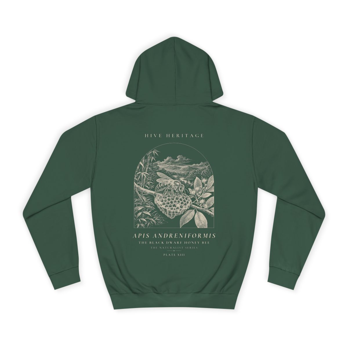 The Black Dwarf Honey Bee - Naturalist Heavyweight Hoodie