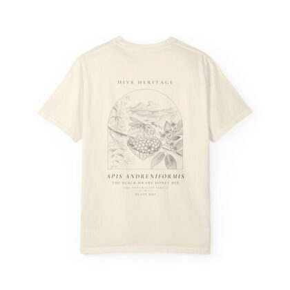 The Black Dwarf Honey Bee - Naturalist Heavyweight T-Shirt in Ivory