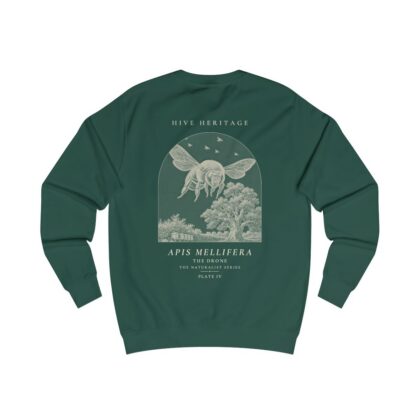 The Drone - Naturalist Crew Sweatshirt in Bottle Green
