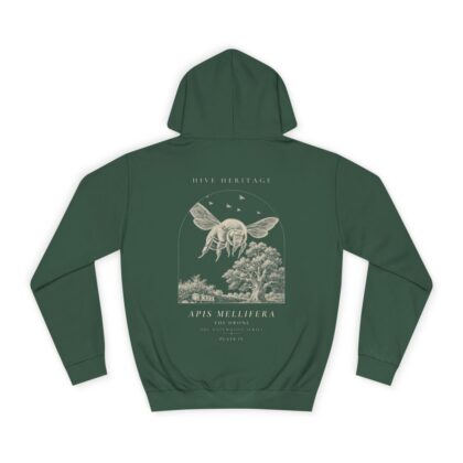 The Drone - Naturalist Heavyweight Hoodie in Bottle Green