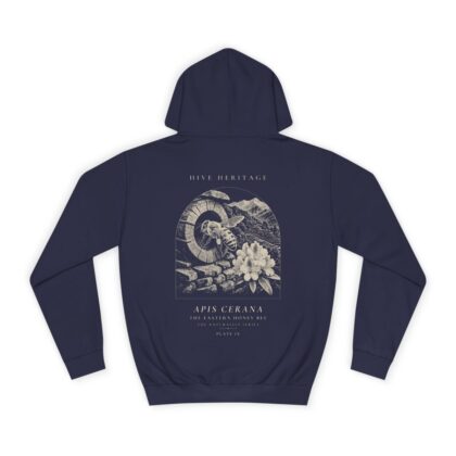 The Eastern Honey Bee - Naturalist Heavyweight Hoodie in Oxford Navy