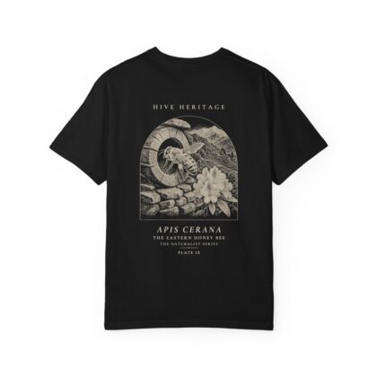 The Eastern Honey Bee - Naturalist Heavyweight T-Shirt in Black