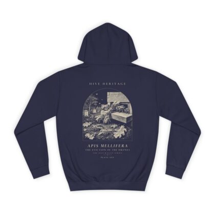 The Eviction of the Drones - Naturalist Heavyweight Hoodie in Oxford Navy