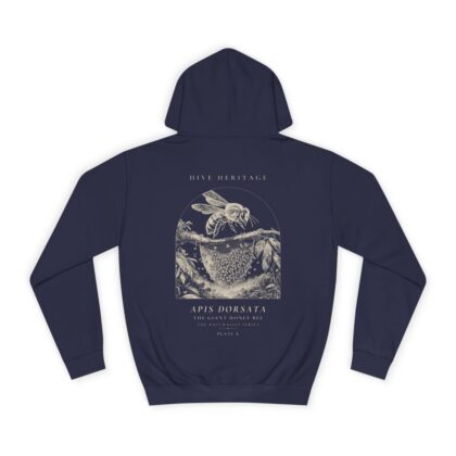 The Giant Honey Bee - Naturalist Heavyweight Hoodie in Oxford Navy