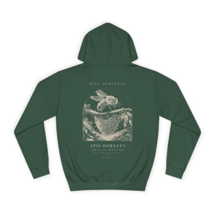 The Giant Honey Bee - Naturalist Heavyweight Hoodie in Bottle Green