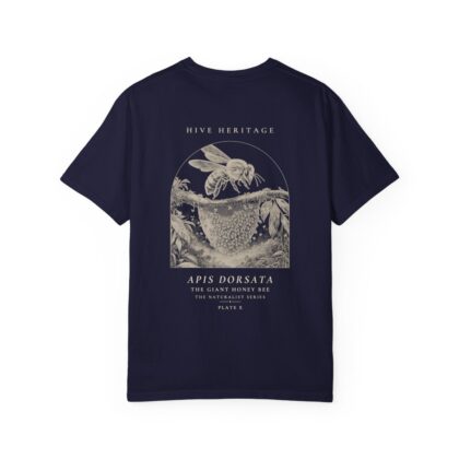 The Giant Honey Bee - Naturalist Heavyweight T-Shirt in True Navy