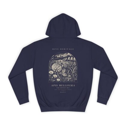 The Honey Bee - Naturalist Heavyweight Hoodie in Oxford Navy