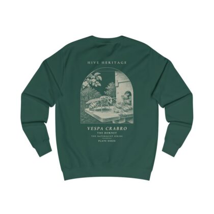 The Hornet - Naturalist Crew Sweatshirt in Bottle Green
