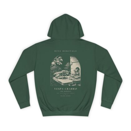 The Hornet - Naturalist Heavyweight Hoodie in Bottle Green
