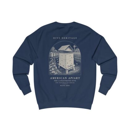 The Langstroth Hive - Naturalist Crew Sweatshirt in Oxford Navy