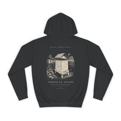 The Langstroth Hive - Naturalist Heavyweight Hoodie in Jet Black