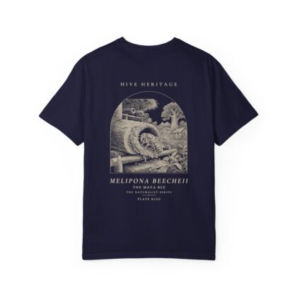 The Maya Bee - Naturalist Heavyweight T-Shirt in True Navy