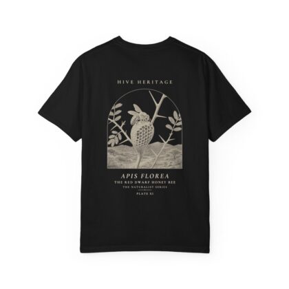 The Red Dwarf Honey Bee - Naturalist Heavyweight T-Shirt in Black