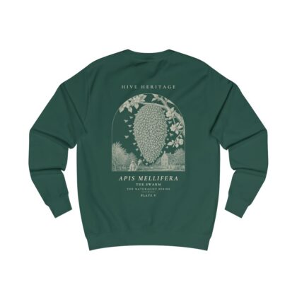The Swarm - Naturalist Crew Sweatshirt in Bottle Green