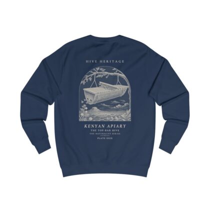 The Top-Bar Hive - Naturalist Crew Sweatshirt in Oxford Navy