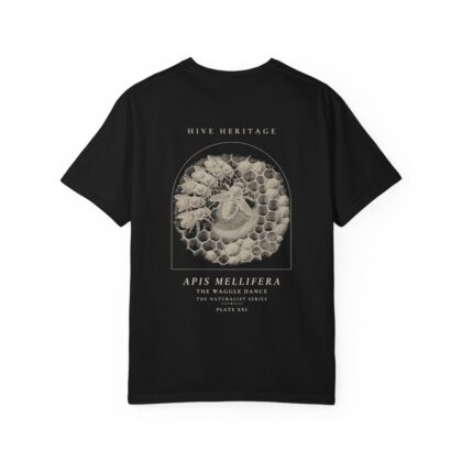 The Waggle Dance - Naturalist Heavyweight T-Shirt in Black