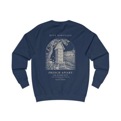 The Warre Hive - Naturalist Crew Sweatshirt in Oxford Navy