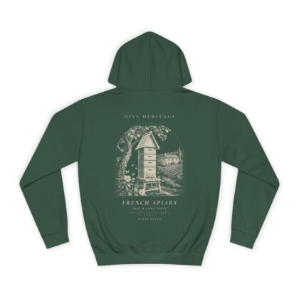 The Warre Hive - Naturalist Heavyweight Hoodie in Bottle Green