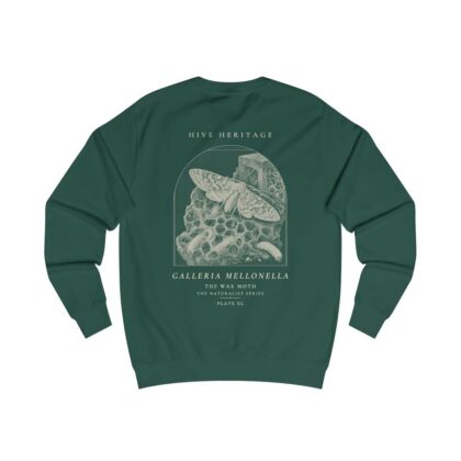 The Wax Moth - Naturalist Crew Sweatshirt in Bottle Green