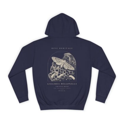 The Wax Moth - Naturalist Heavyweight Hoodie in Oxford Navy