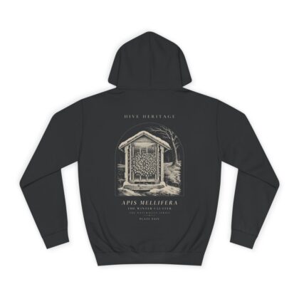 The Winter Cluster - Naturalist Heavyweight Hoodie in Jet Black