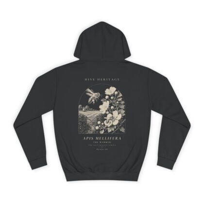 The Worker - Naturalist Heavyweight Hoodie in Jet Black