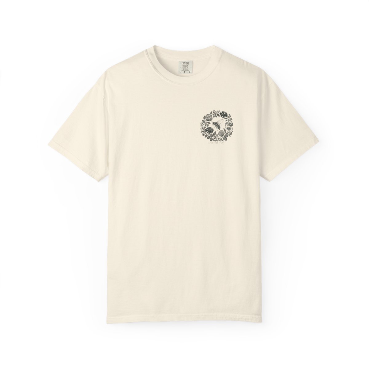 Wildflower Circle — Chest Print Tee