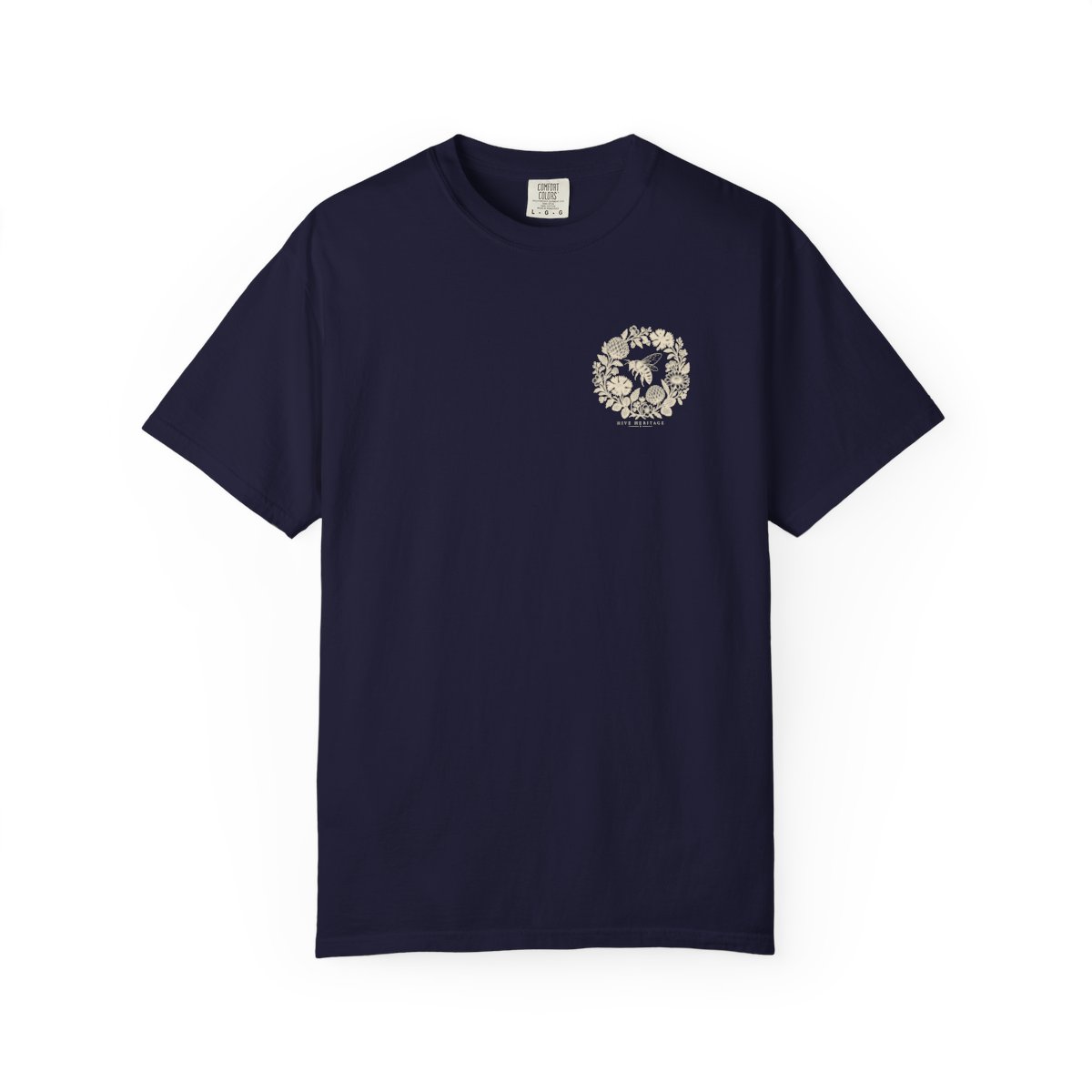 Wildflower Circle — Chest Print Tee