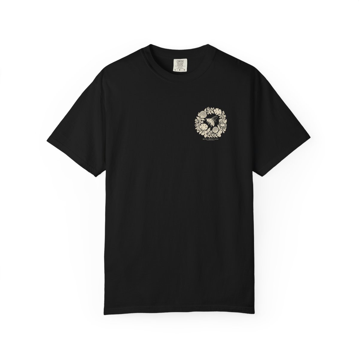 Wildflower Circle — Chest Print Tee