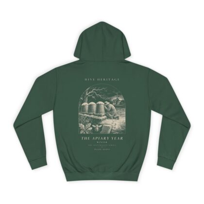 Winter - Naturalist Heavyweight Hoodie in Bottle Green
